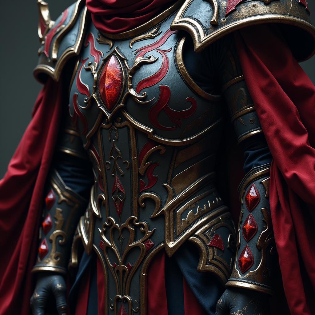 Intricate Details in Aatrox Fan Art Showcase Artistry