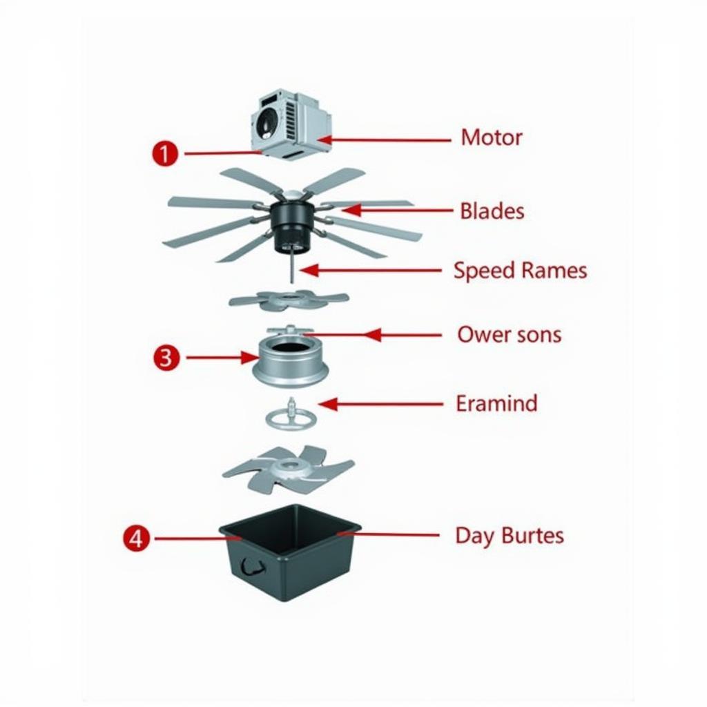 AC Fan Components Diagram