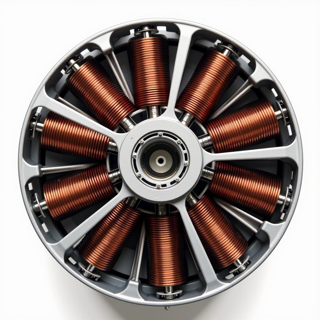 AC Fan Motor Closeup