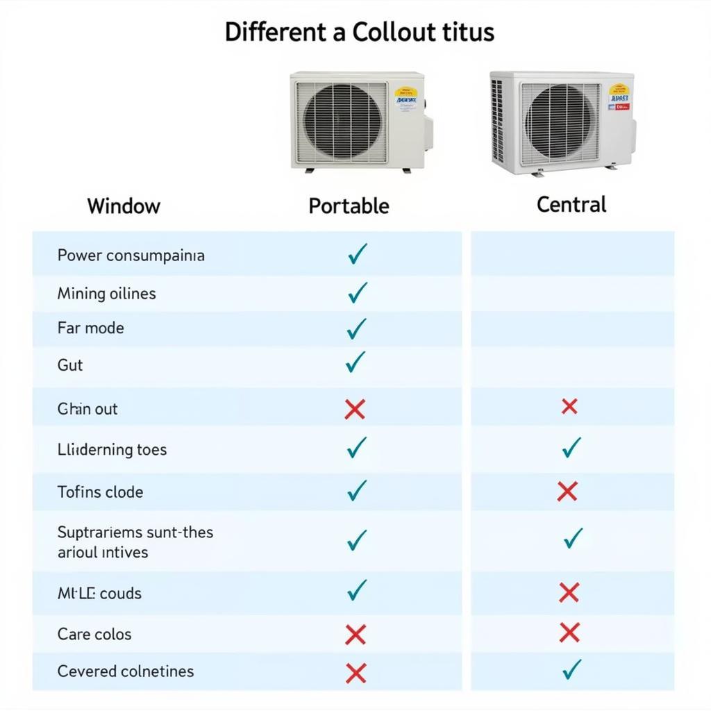 AC Types and Fan Modes: A Comparison