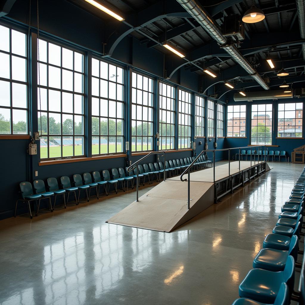 Accessible seating at a stadium