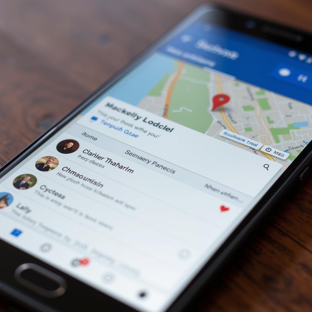 Adding a location to a Facebook check-in