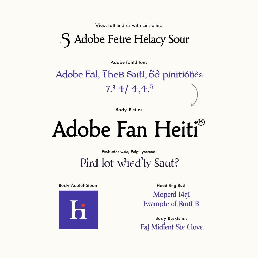 Adobe Fan Heiti Std B Semibold Font Example