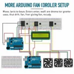 Advanced Arduino Fan Controller with LCD and Multiple Fans