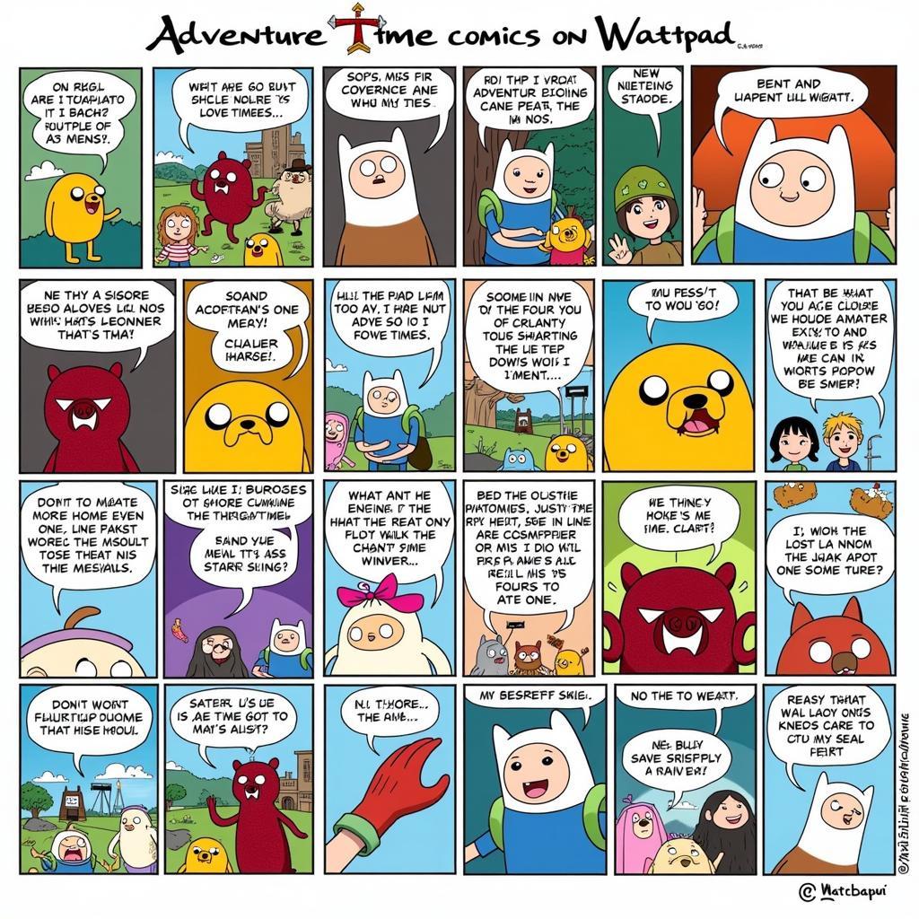 Adventure Time Fan Comic Examples on Wattpad