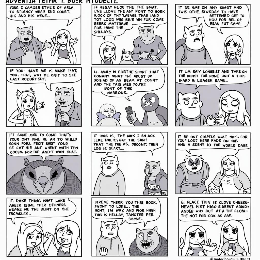 Examples of Adventure Time Fan Comics