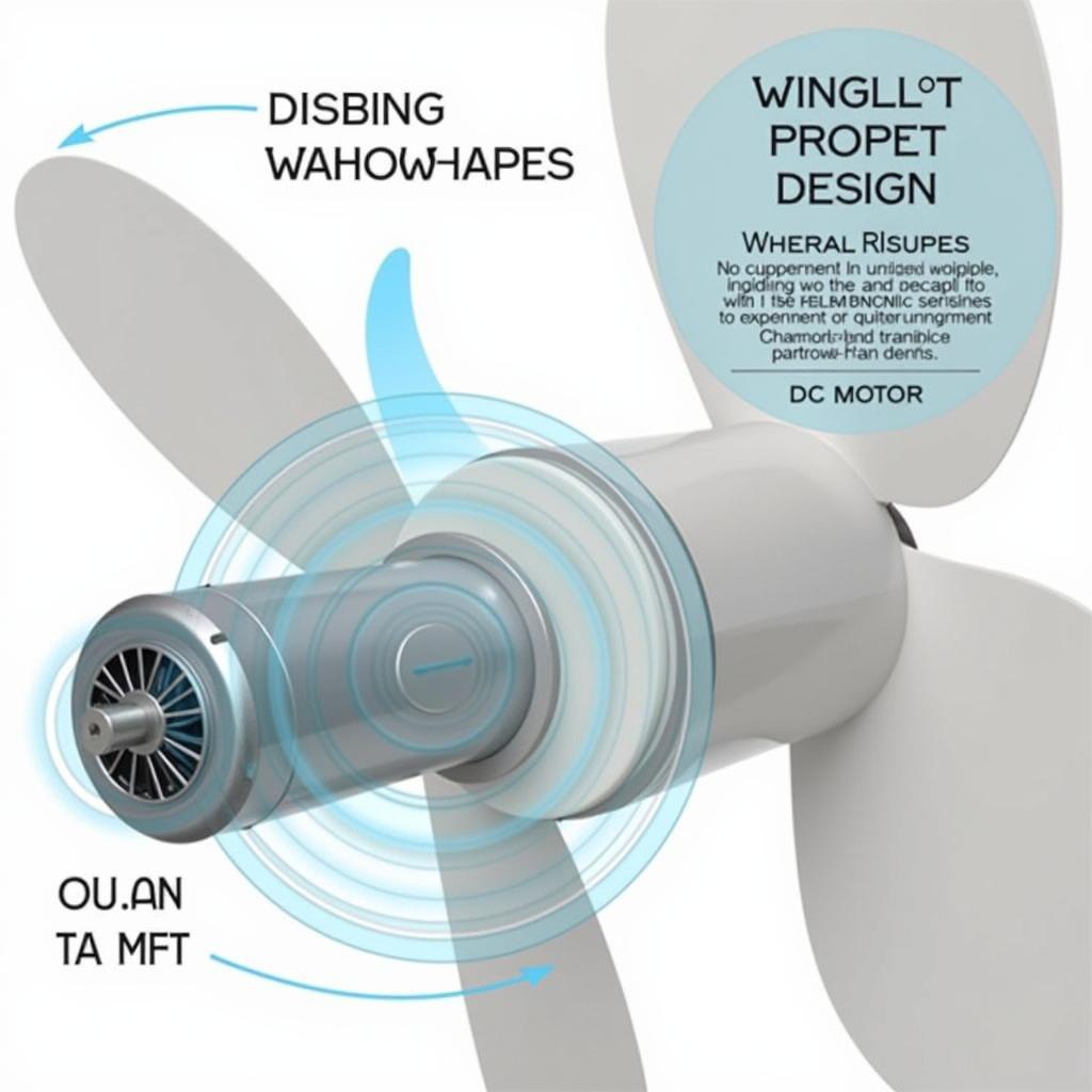 Close-up of Aeratron Fan Blades and Motor