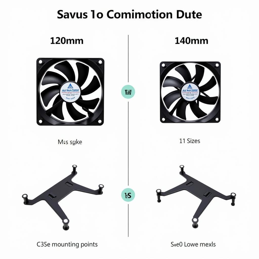 Aerocool Fan Sizes and Compatibility: 120mm vs 140mm