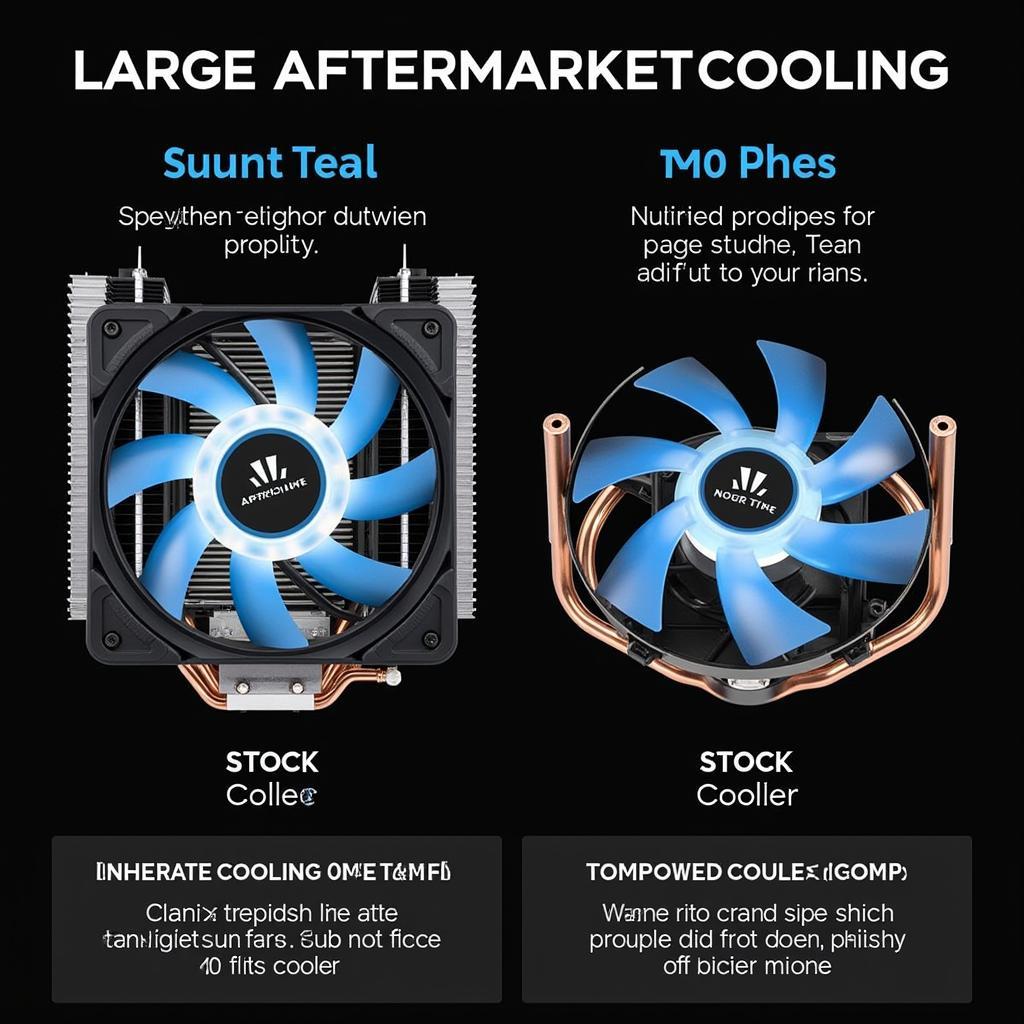 Example of an aftermarket CPU cooler