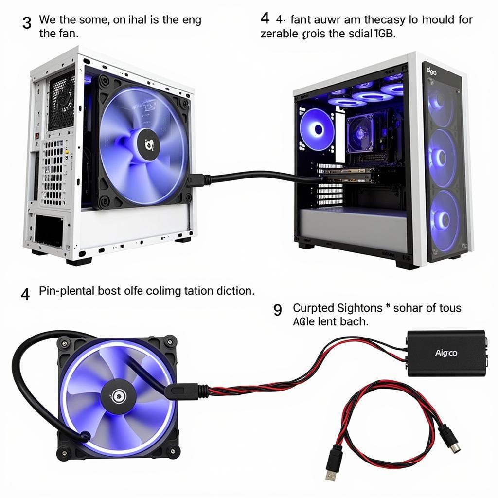 Aigo C5 Fan Installation Steps