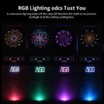 Aigo Icy K4 RGB Lighting Effects Demonstration