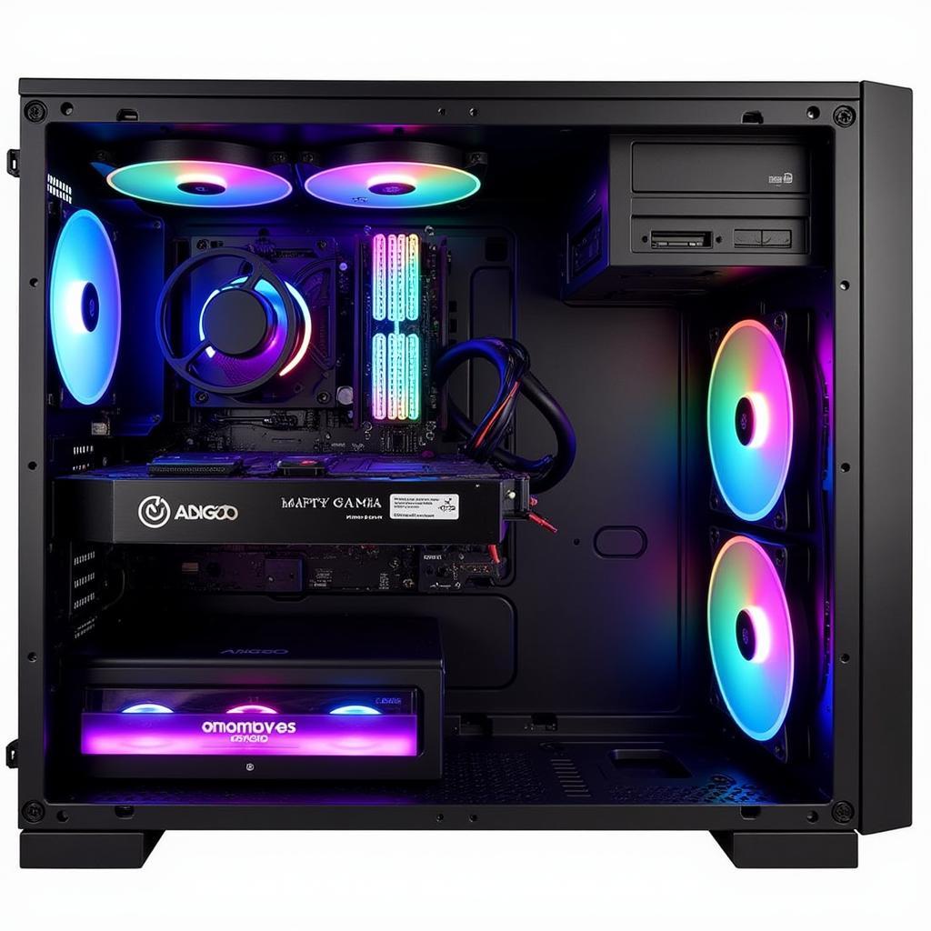 AIGO RGB Fan Set Synchronized Lighting