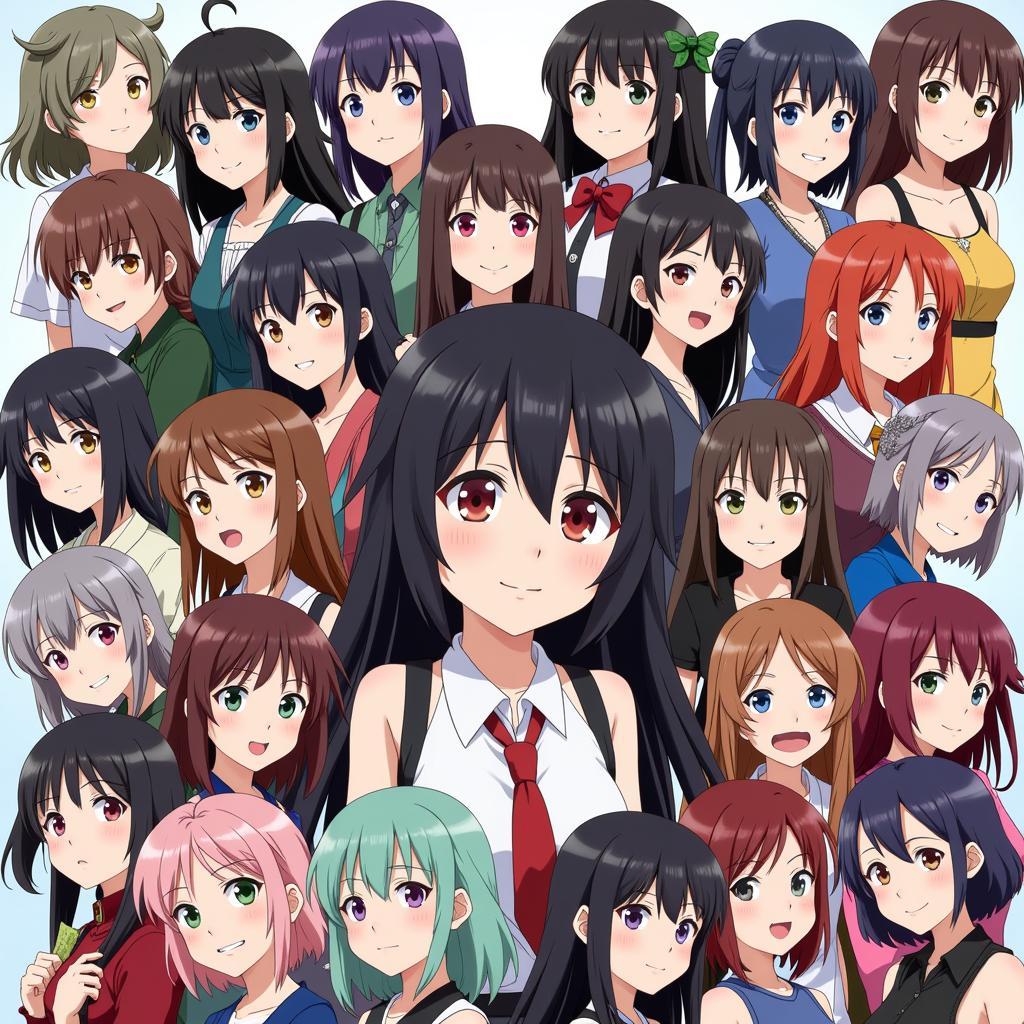 Collage showcasing Aika Yumeno's various voice acting roles