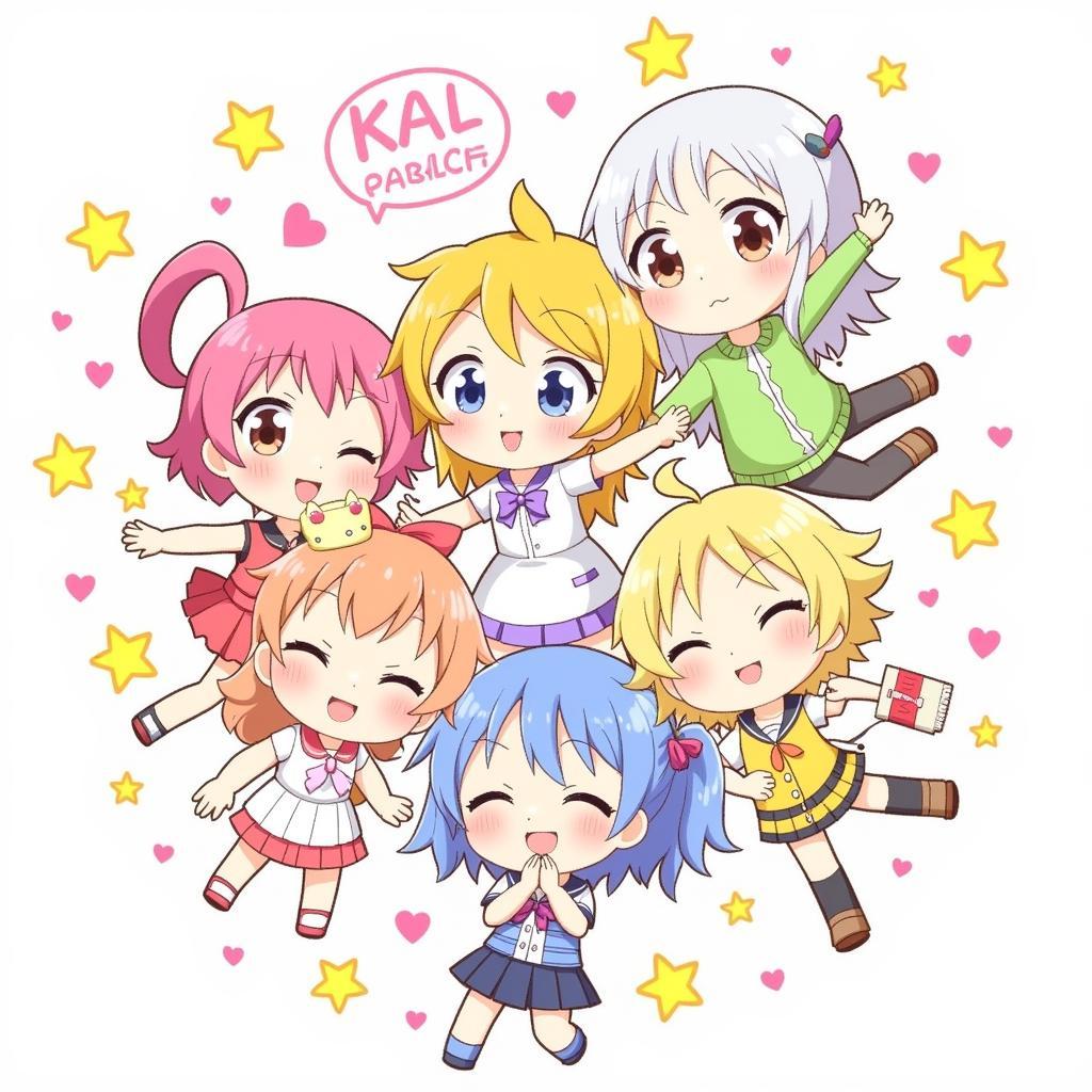 Aikatsu Friends Group Fanart