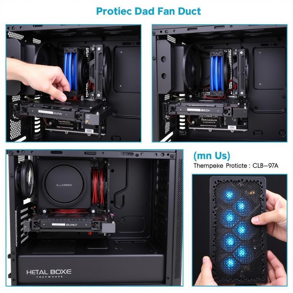 Ainex Fan Duct Installation in Thermaltake Core SLB-07A