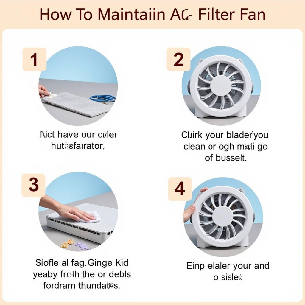 Air Filter Fan Maintenance Steps