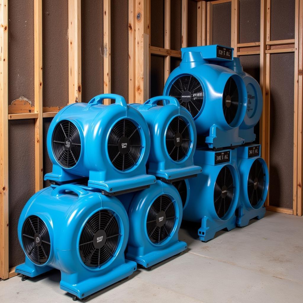 Air Movers for Water Damage Restoration in Cary