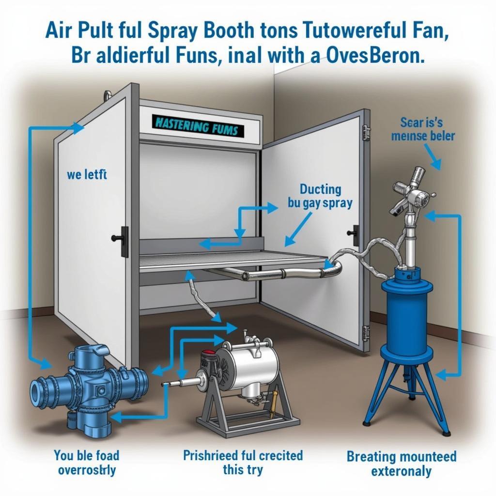 Airbrush Spray Booth Fan Setup