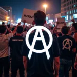 Alan Walker logo and fans showing their support