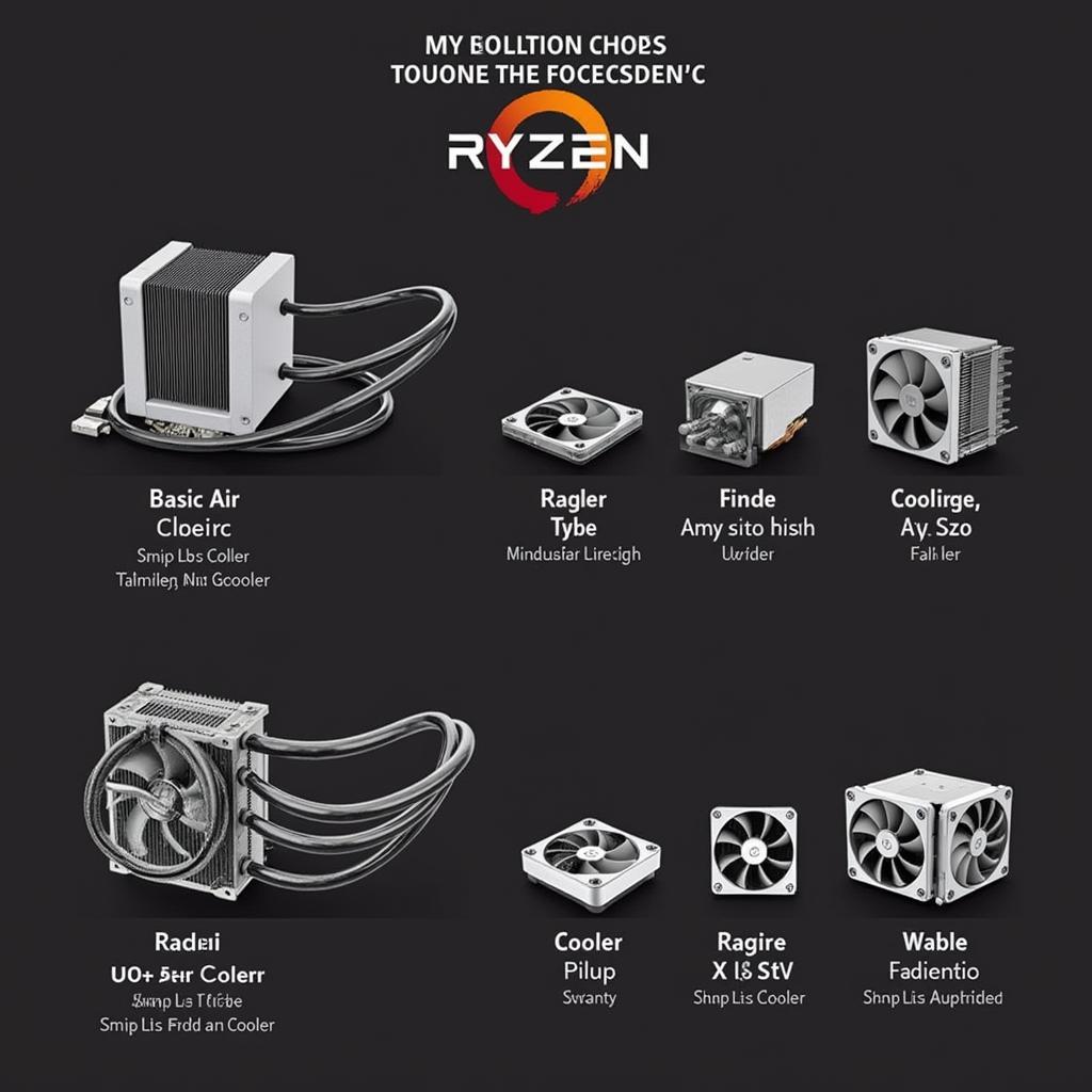 Different types of AMD Ryzen Fans