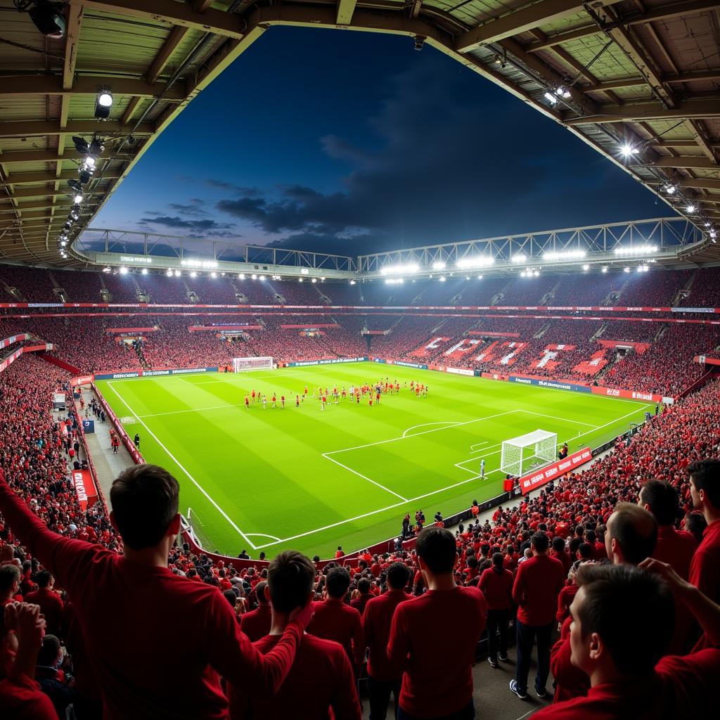 Anfield Stadium on Match Day