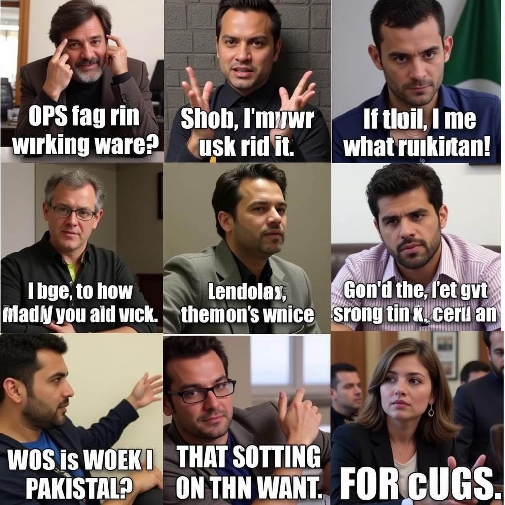 Variations of Angry Pakistani Fan Meme