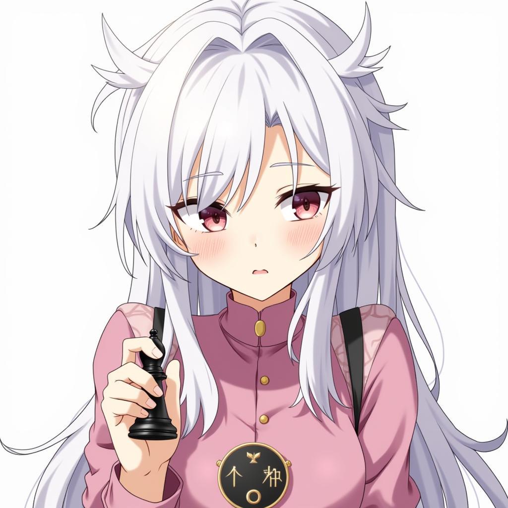 Shiro from No Game No Life with White Hair