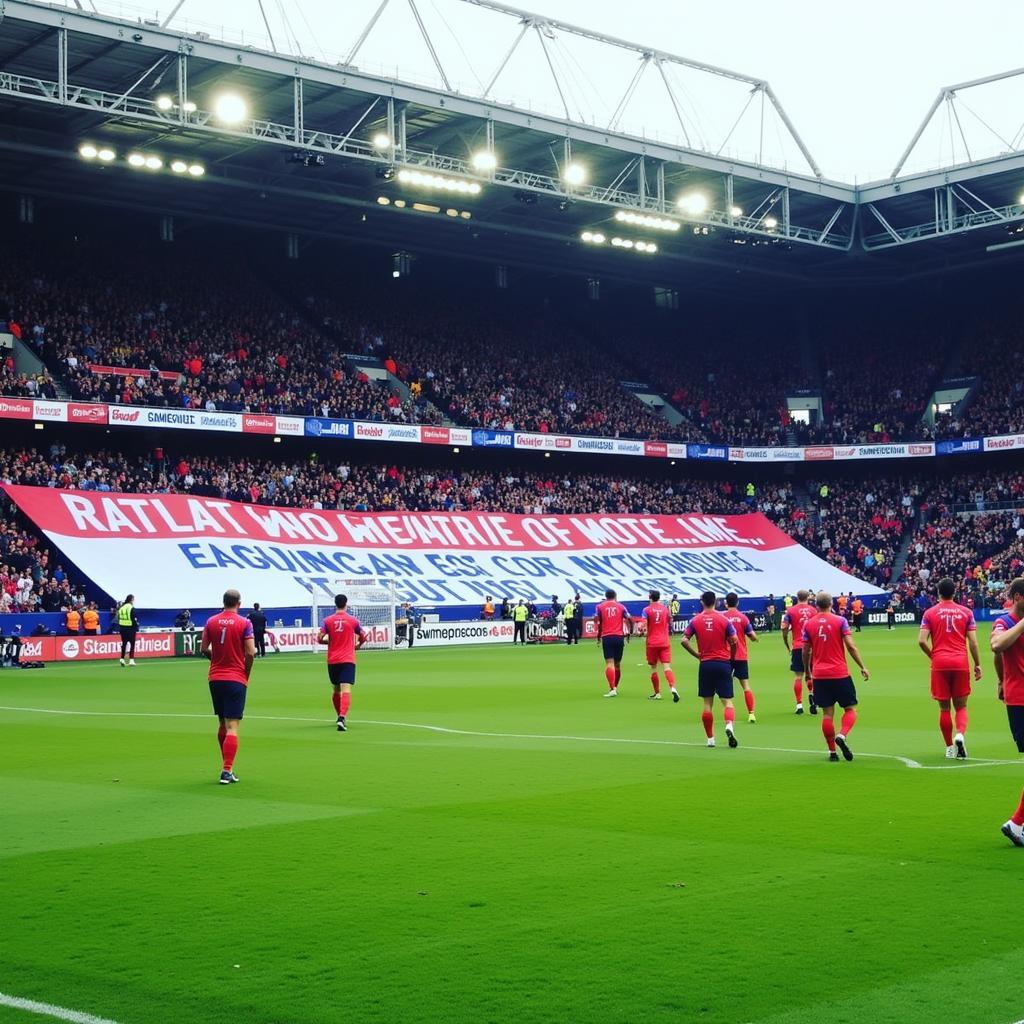 Anti-Homophobia Campaign in Football Stadium