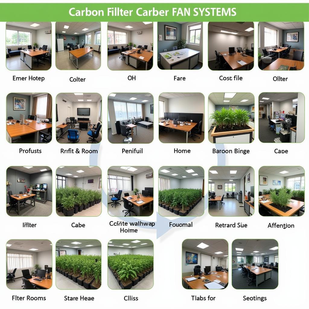 Various Applications of Carbon Filter and Fan Systems