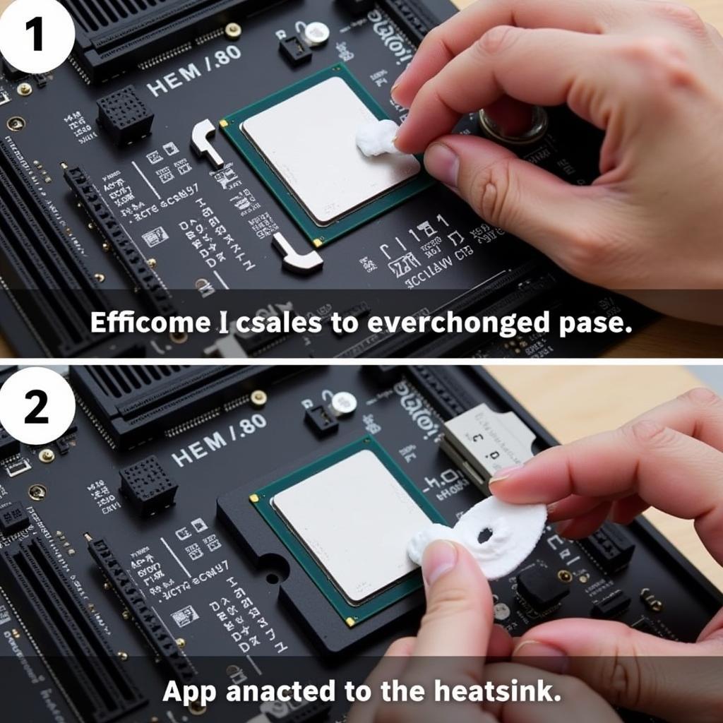 Applying Thermal Paste to CPU