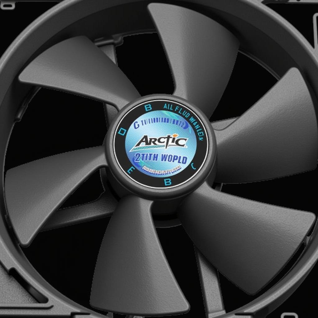 Arctic F12 PWM Fan Close-Up