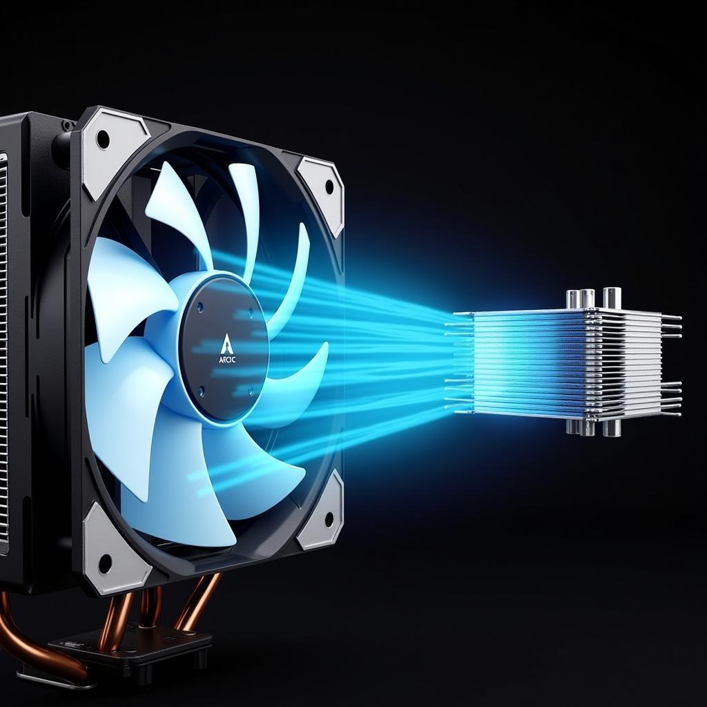 Arctic Fan Cooling Performance