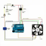 Arduino CPU Fan PWM Circuit Diagram