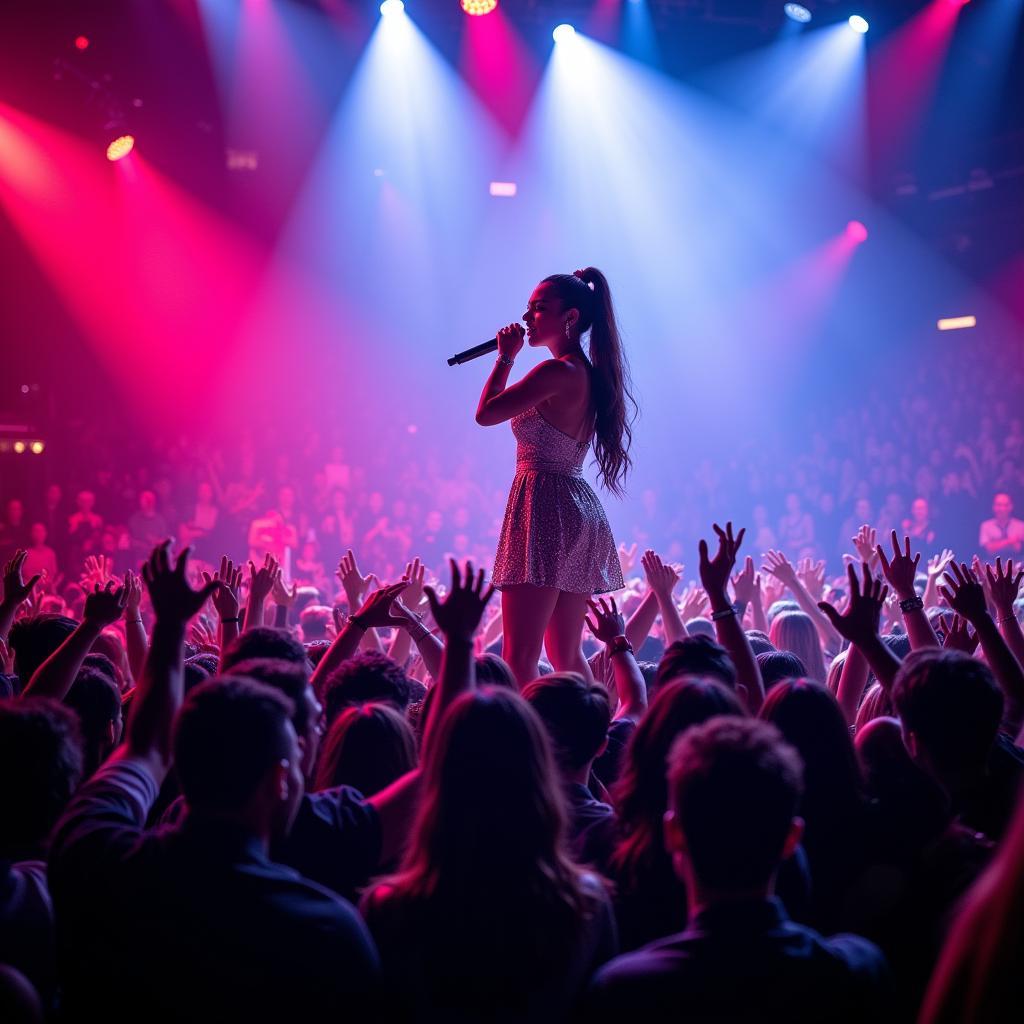 Ariana Grande Performing Live Concert