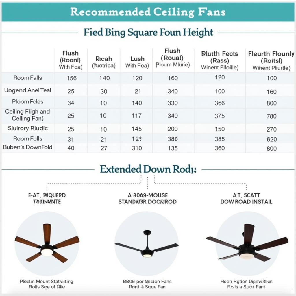 Art Ceiling Fan Sizing Guide