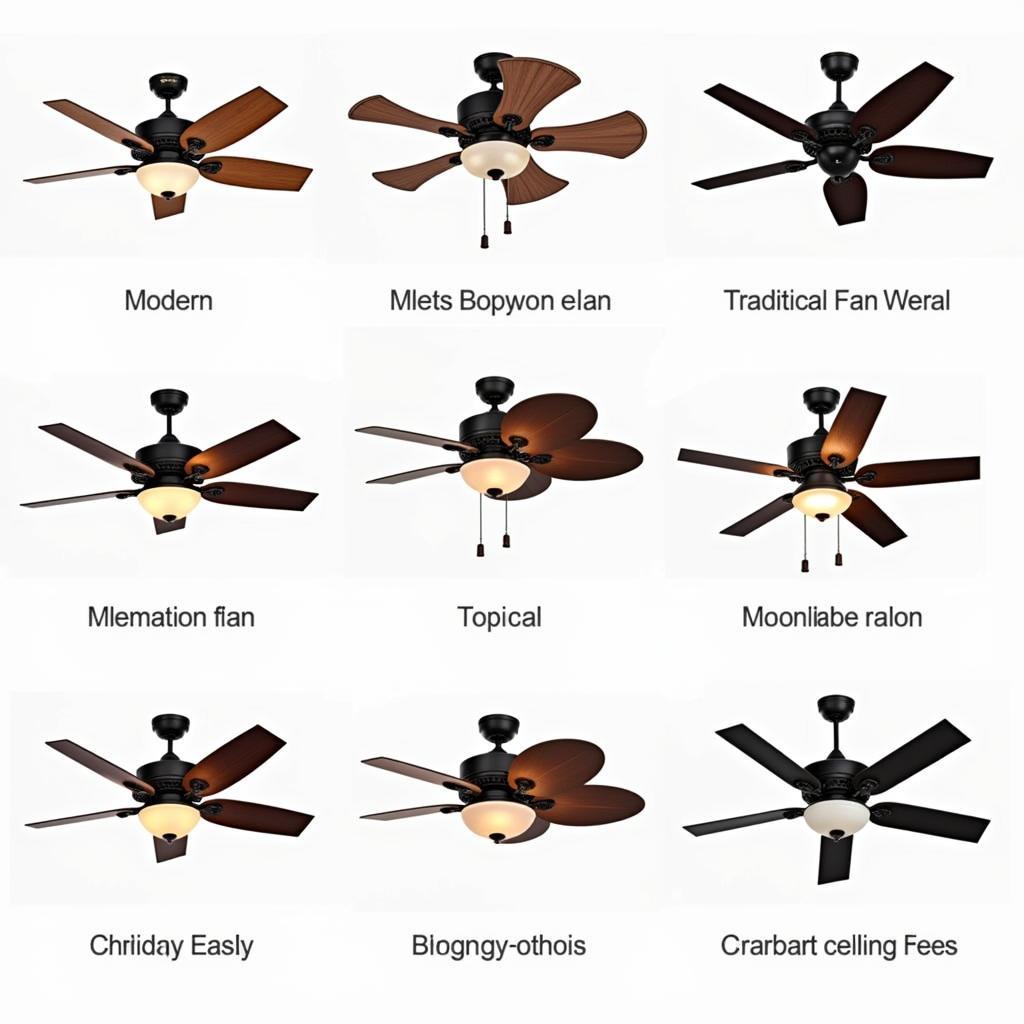 Comparing Different Art Ceiling Fan Styles