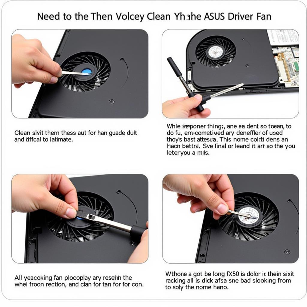 Cleaning the ASUS FX504 Driver Fan