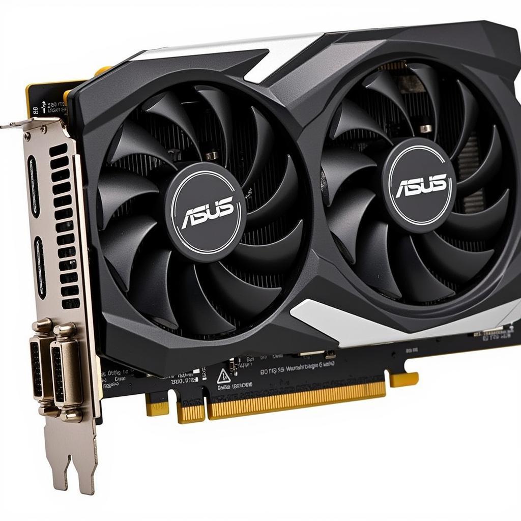 ASUS GTX 580 8G Dual Fan Close-up View