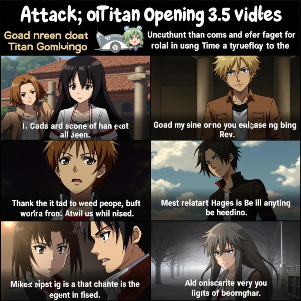 Epic Scenes from Attack on Titan Fan-Made Opening 3.5