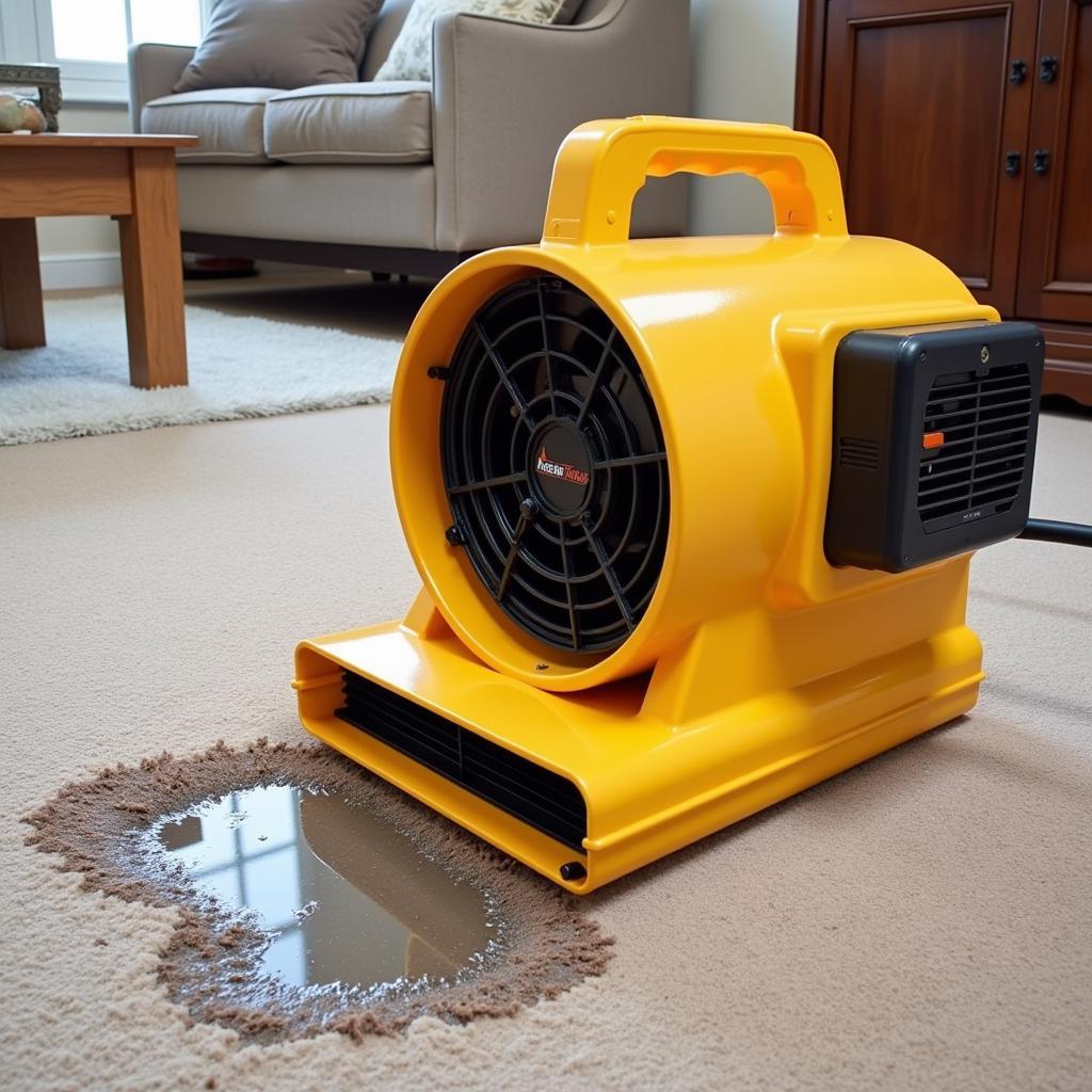 Axial Air Mover Drying Carpet