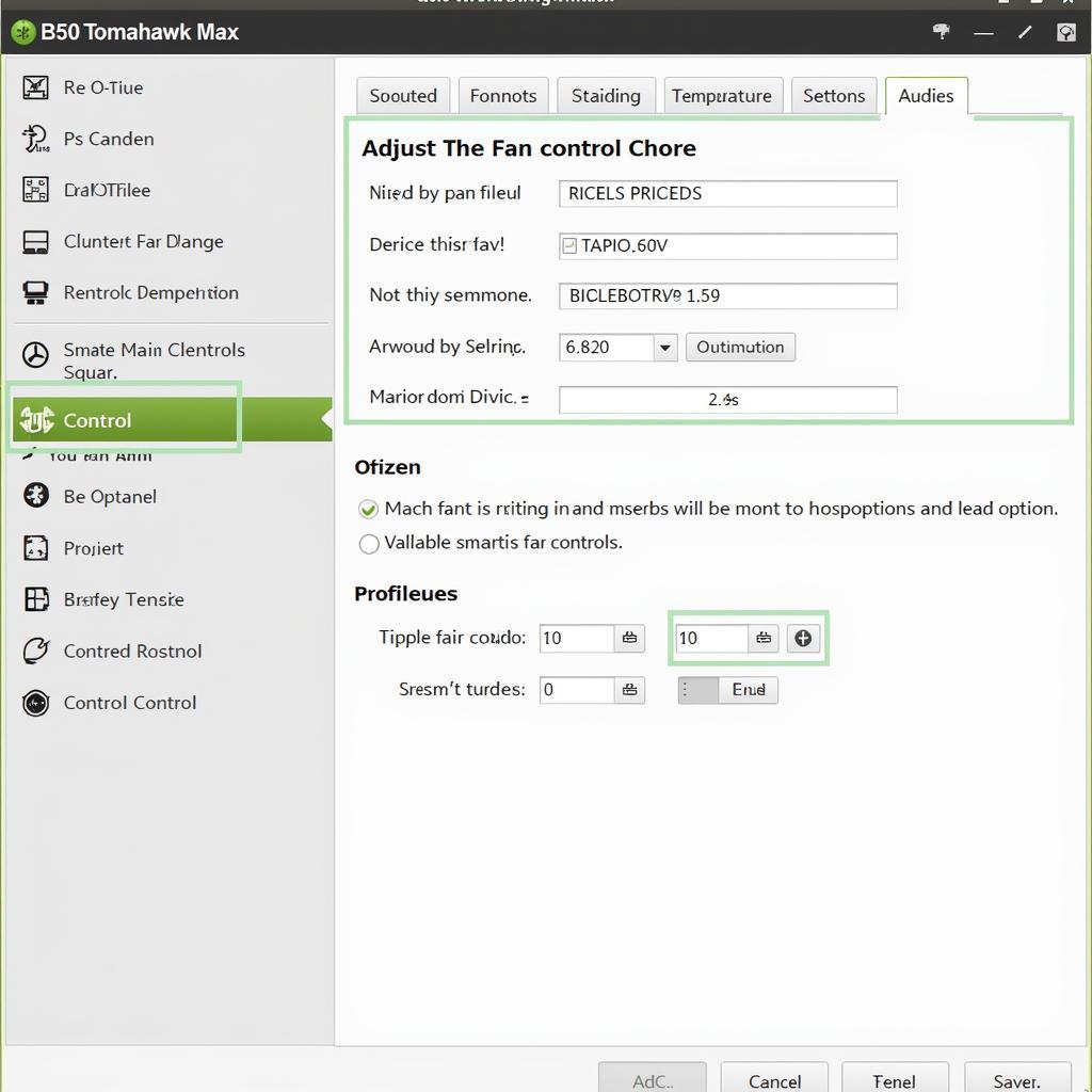 B450 Tomahawk Max BIOS Fan Control Settings