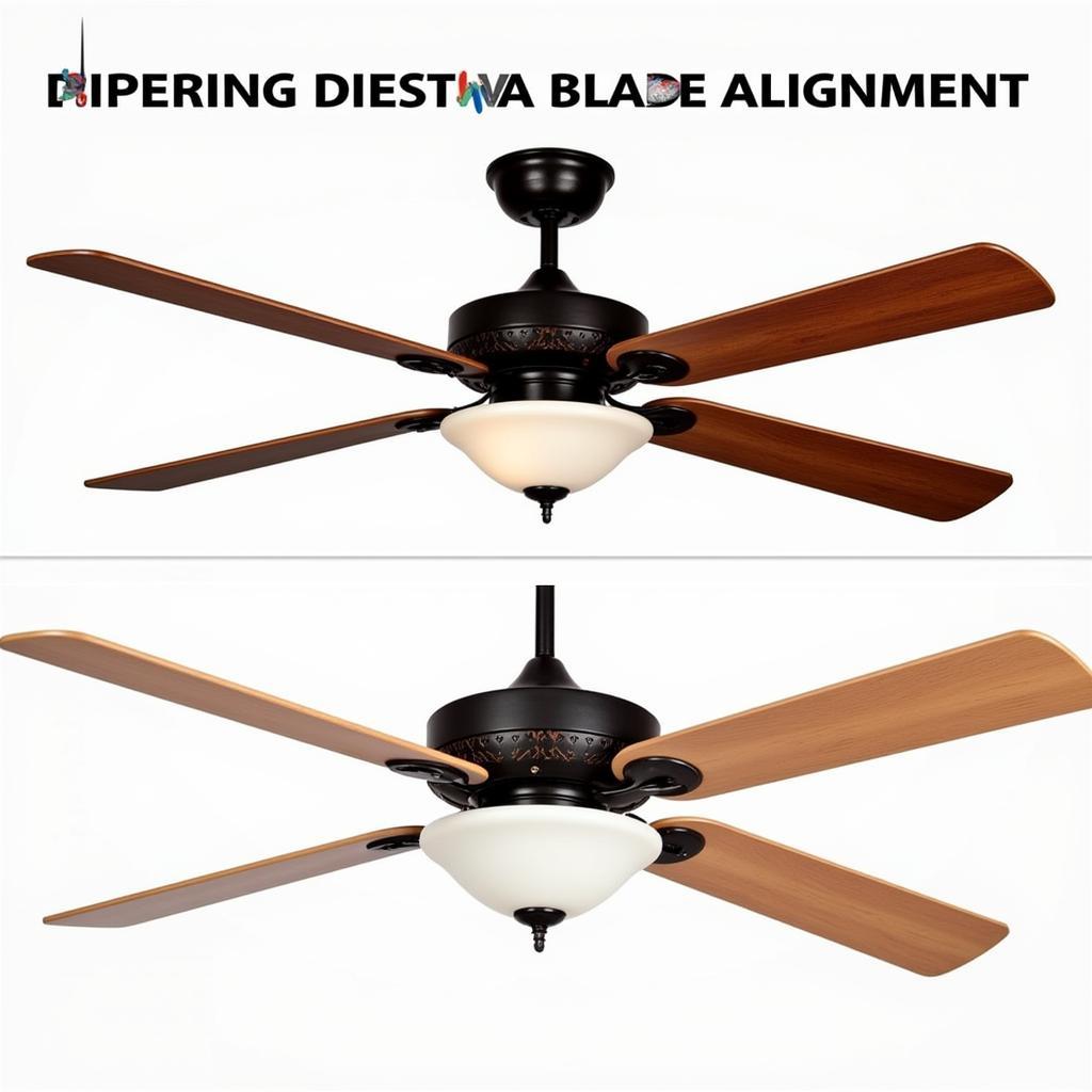 Balanced Ceiling Fan Blades for Quiet Operation