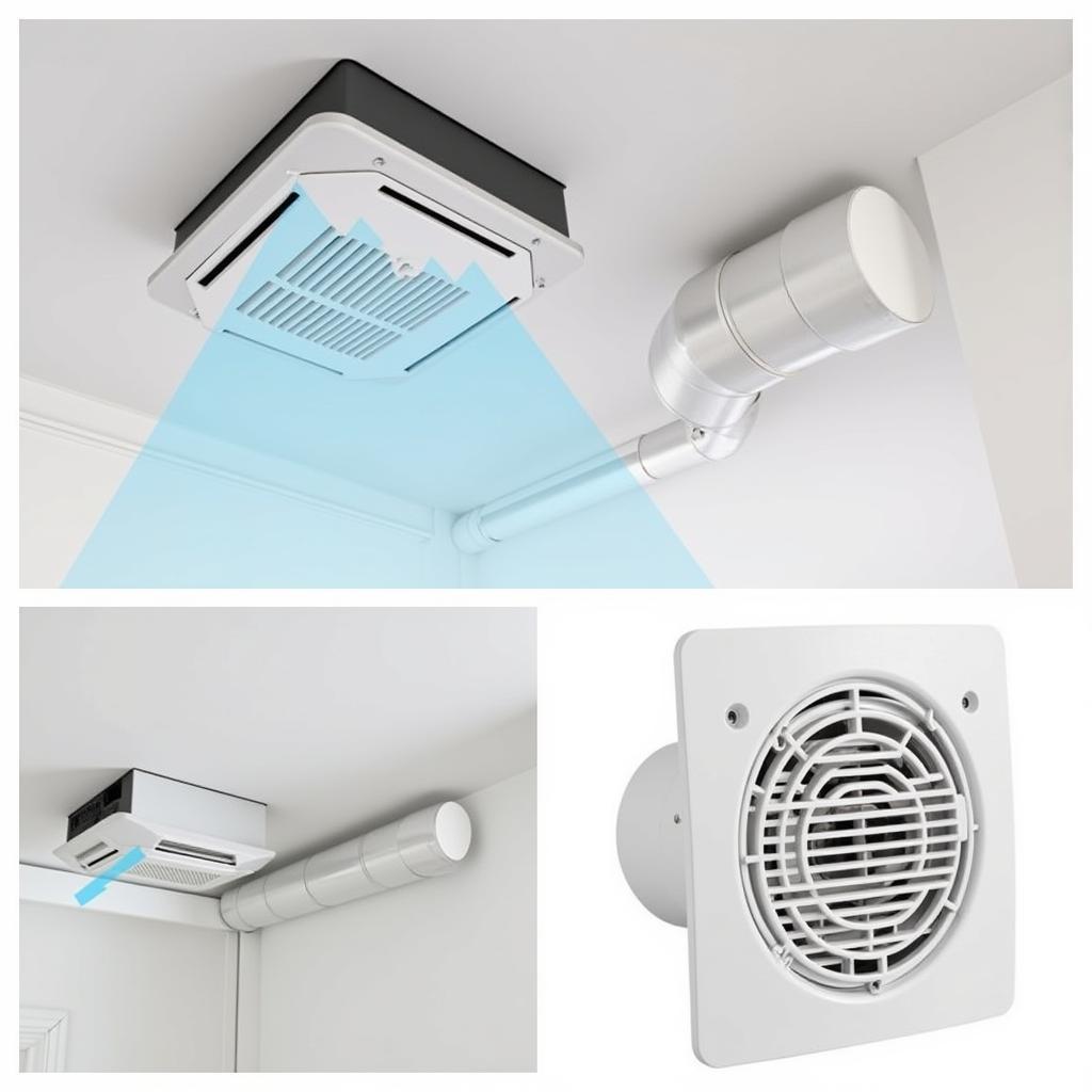 Bathroom Exhaust Fan Ventilation System