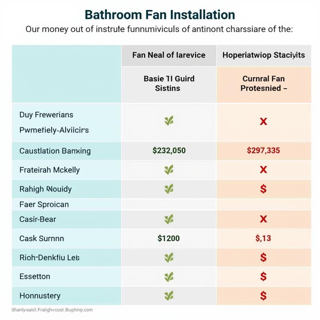 Bathroom Fan Installation Cost Comparison in Raleigh