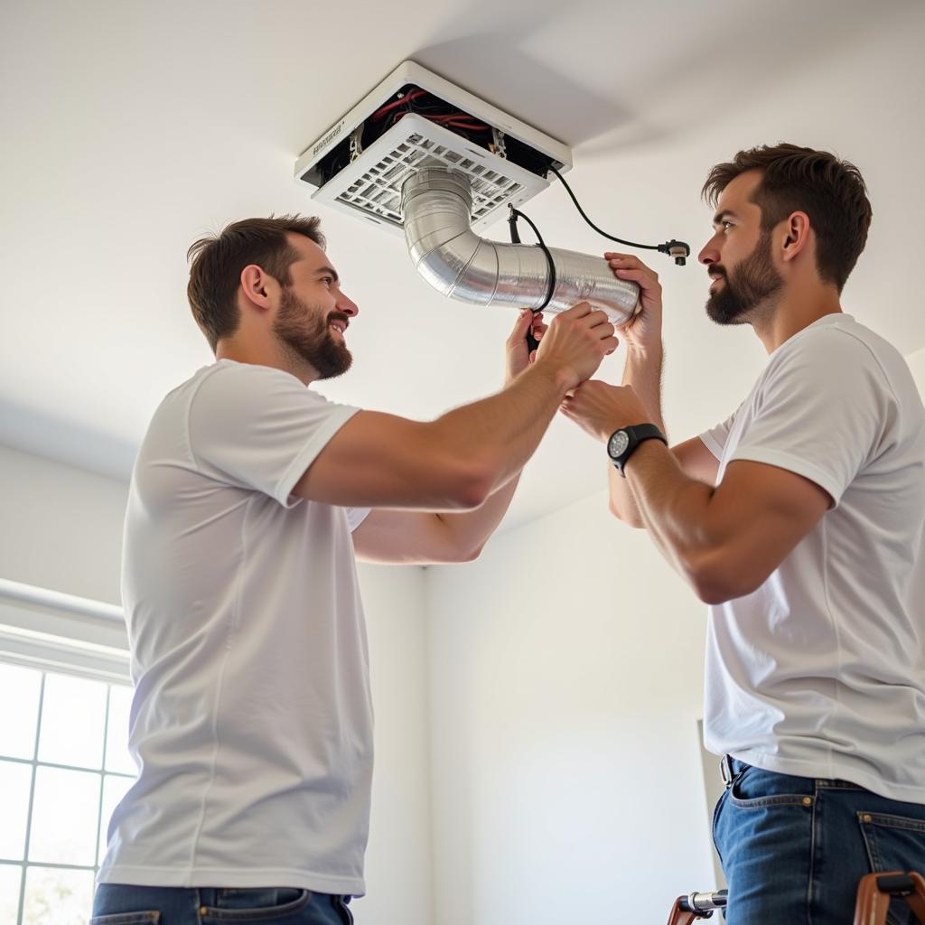 Bathroom Ventilation Fan Installation