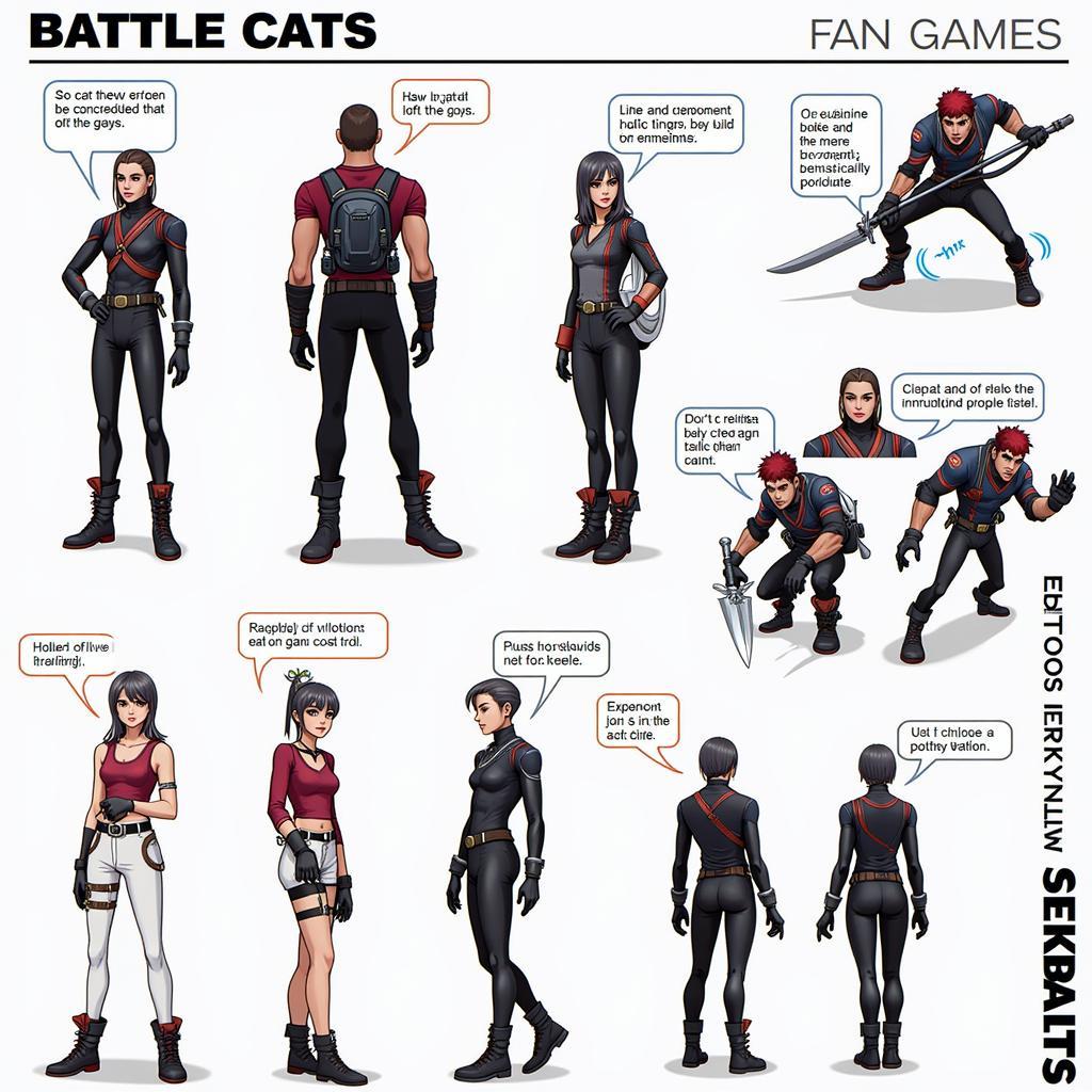 A futuristic concept art depicting potential future directions for Battle Cats fan games, showcasing new characters and gameplay elements.