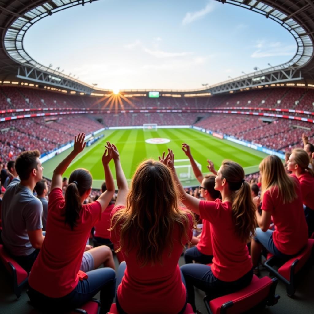 Bayern Munich 9x Fans at Allianz Arena