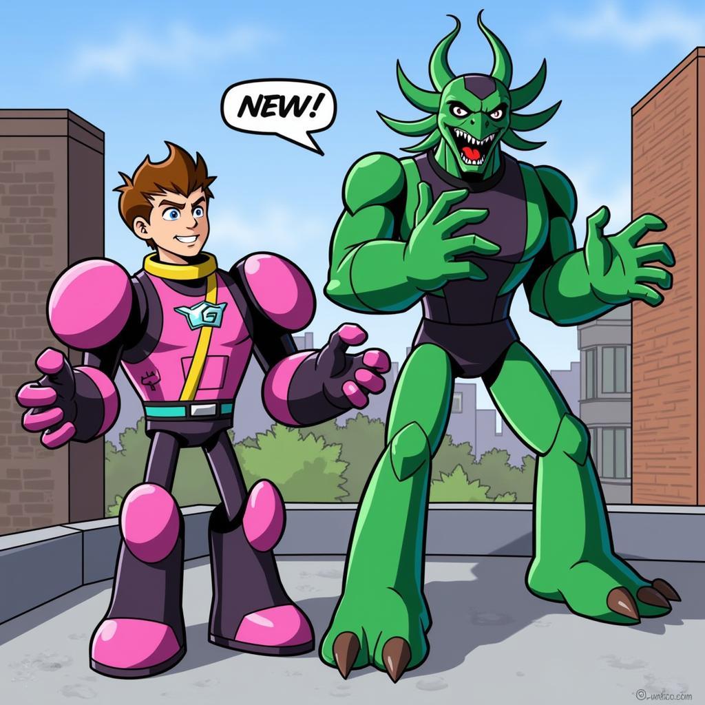 Ben 10 Classic Series Fan Art - Nostalgic Scene Recreation