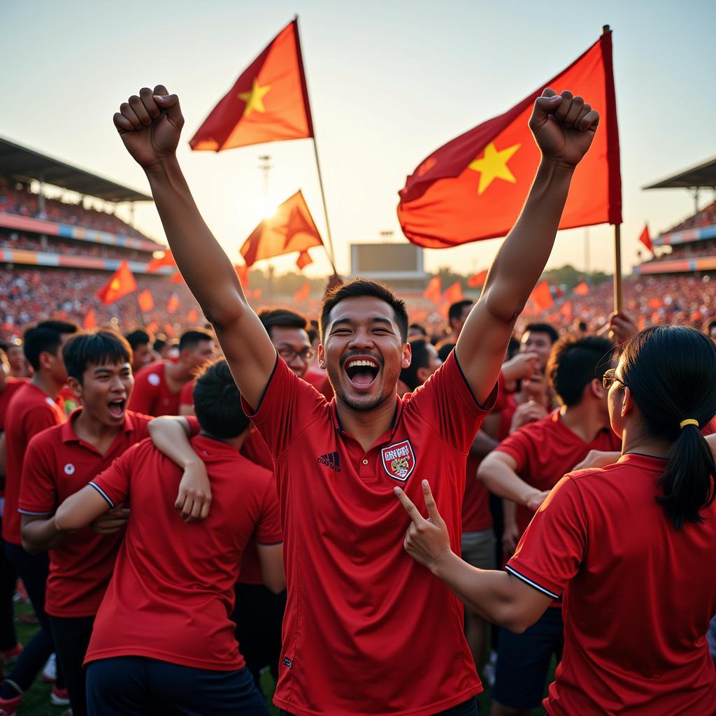 Football Celebration in Bien Hoa