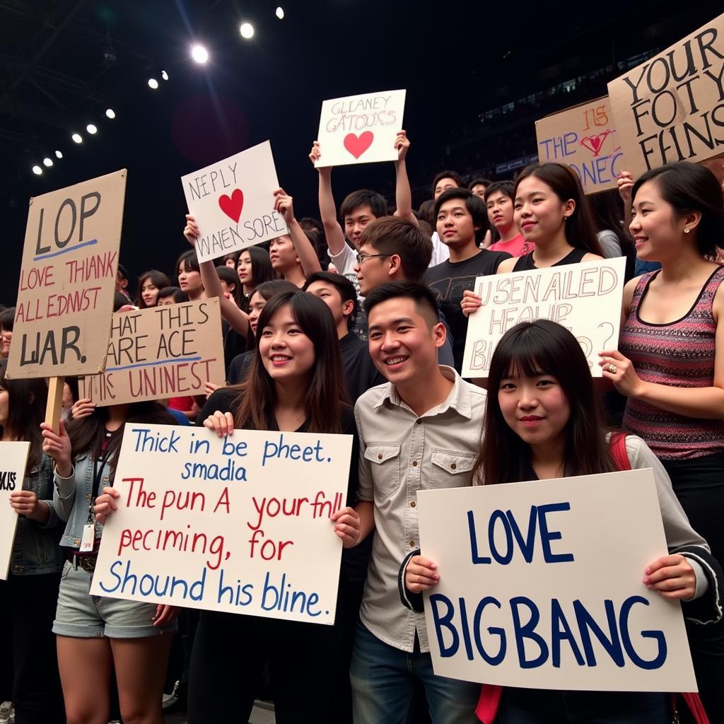 Big Bang Japanese Fan Signs